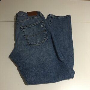 Lucky Brand 410 Athletic Straight Mens Jeans Size 36x32 Distressed